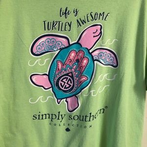 Simply southern turtley awesome tshirt
